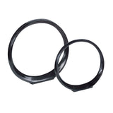Modern European furniture - Black Nickel Indoor/Outdoor Sculptures (2) - www.oroa.com