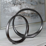 Modern European furniture - Black Nickel Indoor/Outdoor Sculptures (2) - www.oroa.com