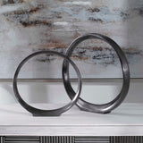 Modern European furniture - Black Nickel Indoor/Outdoor Sculptures (2) - www.oroa.com