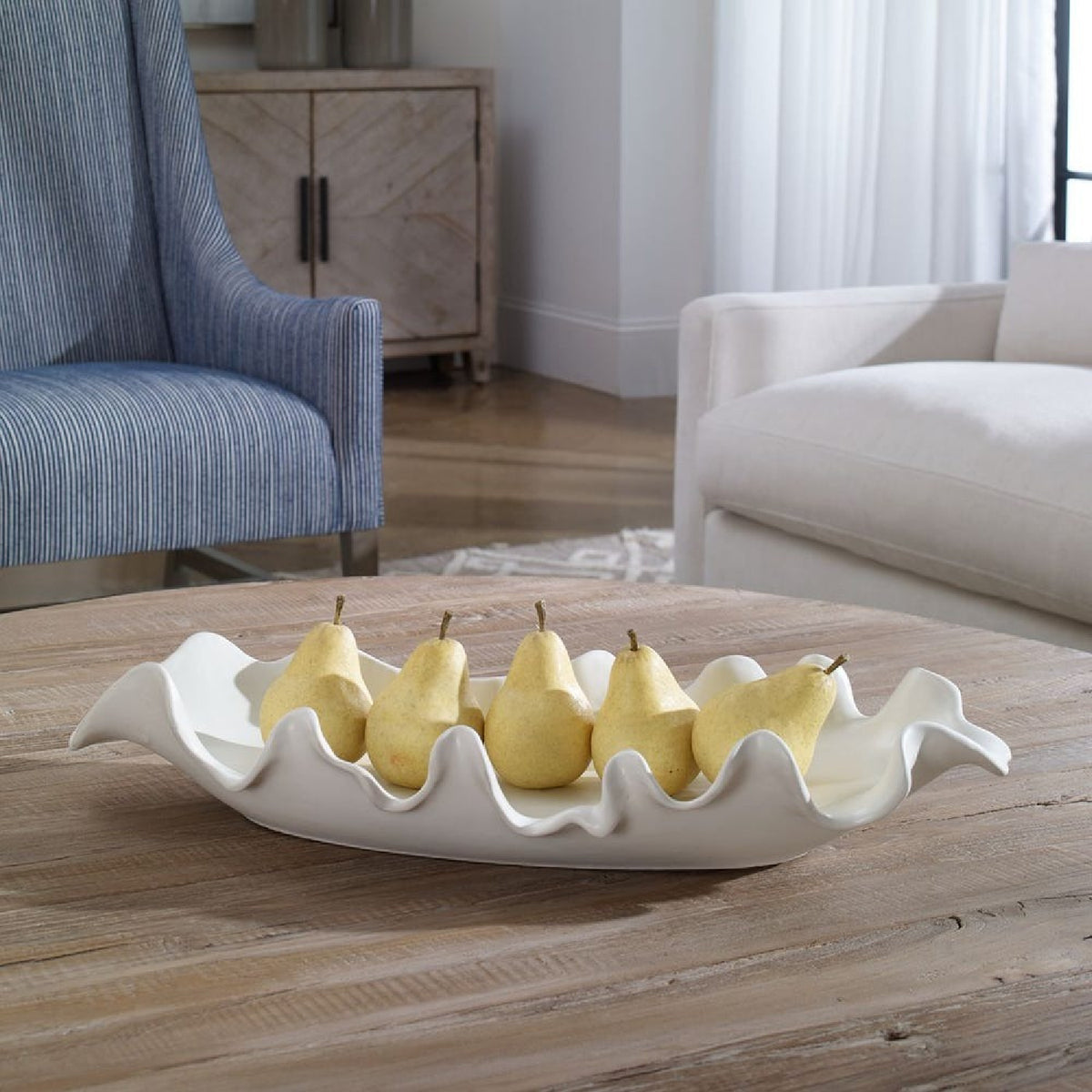 Modern European furniture - Ceramic Curve-Edged Indoor/Outdoor Bowl - www.oroa.com
