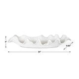Modern European furniture - Ceramic Curve-Edged Indoor/Outdoor Bowl - www.oroa.com