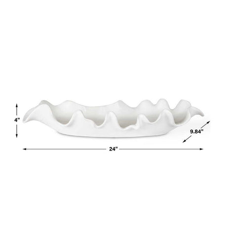 Modern European furniture - Ceramic Curve-Edged Indoor/Outdoor Bowl - www.oroa.com