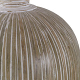 Modern European furniture - Terracotta Striped Vases (2) - www.oroa.com