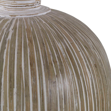 Modern European furniture - Terracotta Striped Vases (2) - www.oroa.com