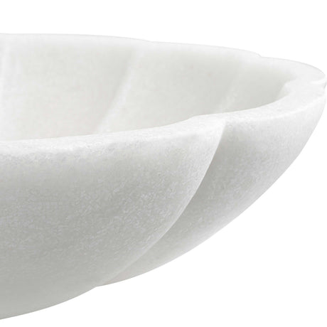 Modern European furniture - White Stone Indoor/Outdoor Bowl - www.oroa.com