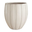 Modern European furniture - White Ridged Indoor/Outdoor Planter - www.oroa.com