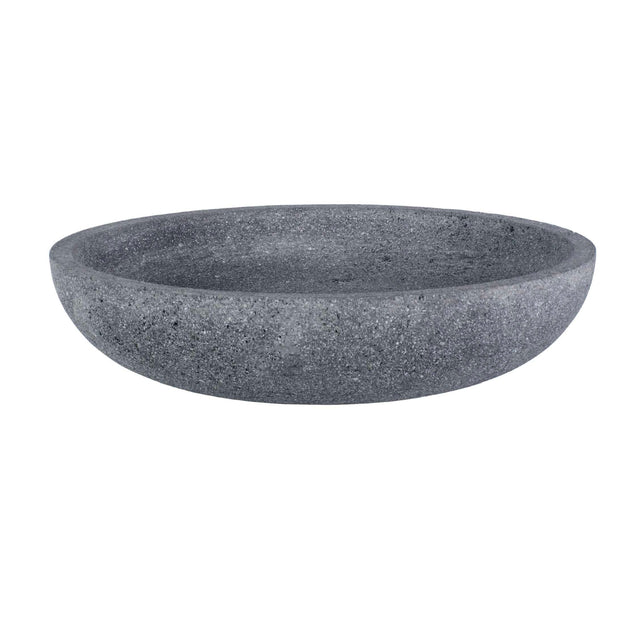 Modern European furniture - Gray Lava Stone Indoor/Outdoor Bowl - www.oroa.com