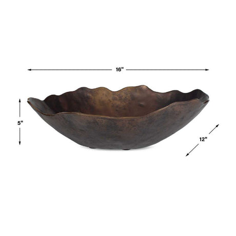 Modern European furniture - Cast Aluminum Indoor/Outdoor Bowl - www.oroa.com