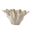 White Ceramic Indoor/Outdoor Bowl | Uttermost Sand Dune - www.oroa.com