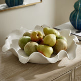 Organic-Shaped Ceramic Indoor/Outdoor Bowl | Uttermost Wave Crest - www.oroa.com