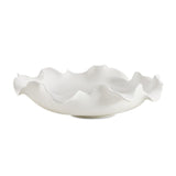 Organic-Shaped Ceramic Indoor/Outdoor Bowl | Uttermost Wave Crest - www.oroa.com