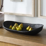 Modern European furniture - Black Oblong Indoor/Outdoor Bowl - www.oroa.com