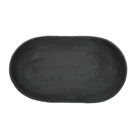 Modern European furniture - Black Oblong Indoor/Outdoor Bowl - www.oroa.com