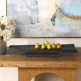 Modern European furniture - Black Casted Wood Indoor/Outdoor Tray - www.oroa.com