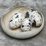 Modern European furniture - Speckled Stone Indoor/Outdoor Egg Sculptures (3) - www.oroa.com
