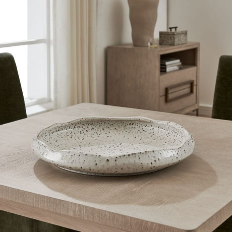 Modern European furniture - Pitted Earthenware Indoor/Outdoor Bowl - www.oroa.com