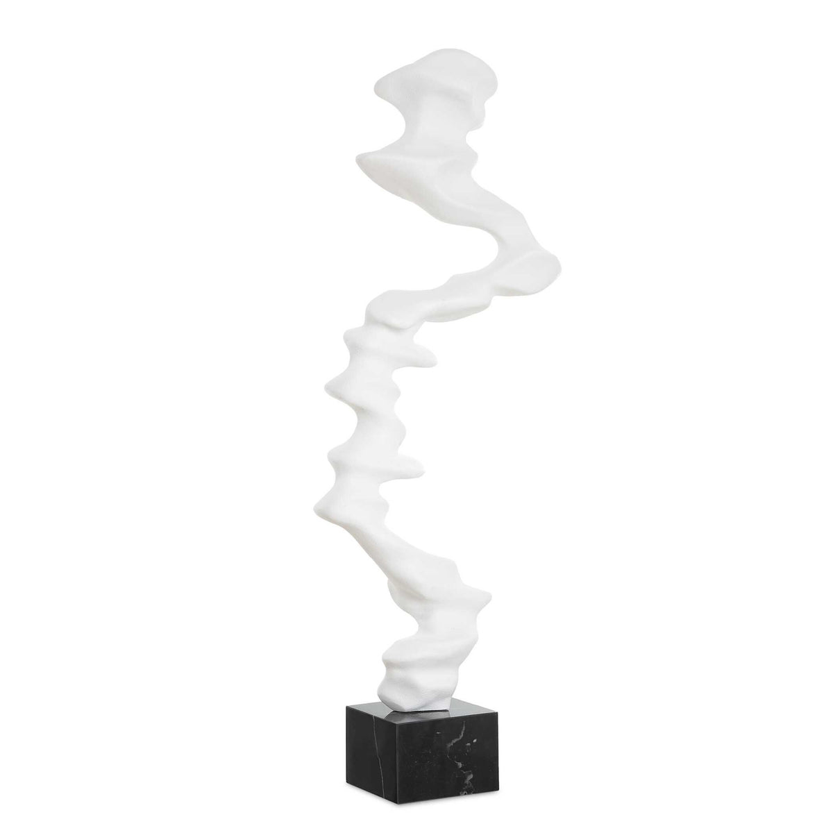 Modern European furniture - White Abstract Indoor/Outdoor Sculpture - www.oroa.com