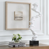 Modern European furniture - White Abstract Indoor/Outdoor Sculpture - www.oroa.com