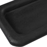 Modern European furniture - Black Rectangular Indoor/Outdoor Tray - www.oroa.com