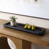 Modern European furniture - Black Rectangular Indoor/Outdoor Tray - www.oroa.com