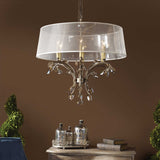 Modern European furniture - Gold Crystal Leaves 6-Light Chandelier - www.oroa.com