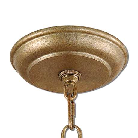 Modern European furniture - Gold Crystal Leaves 6-Light Chandelier - www.oroa.com