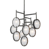 Bronze Framed Glass Chandelier | Uttermost Maxin - www.oroa.com