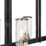 Modern European furniture - Black Framed 6-Light Island Lamp - www.oroa.com