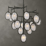Bronze Framed Glass Chandelier | Uttermost Maxin - www.oroa.com