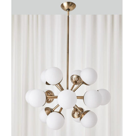 Opal Globes Sputnik Chandelier | Uttermost Droplet - www.oroa.com