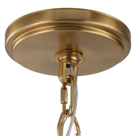 Modern European furniture - White Linen 8-Light Chandelier - www.oroa.com