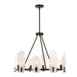 Modern European furniture - Oval Glass 10-Light Chandelier - www.oroa.com