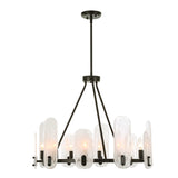 Modern European furniture - Oval Glass 10-Light Chandelier - www.oroa.com