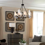 Modern European furniture - Oval Glass 10-Light Chandelier - www.oroa.com