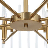 Modern European furniture - Glass Rods 8-Light Chandelier - www.oroa.com