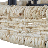 Modern European furniture - Woven Rattan Ring 8-Light Chandelier - www.oroa.com