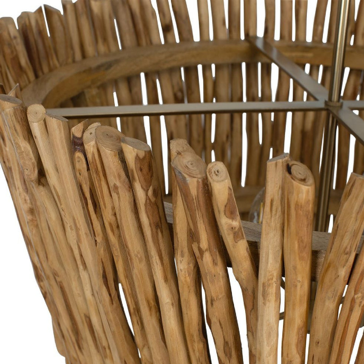 Wooden Branches 4-Light Chandelier | Uttermost Rhea - www.oroa.com