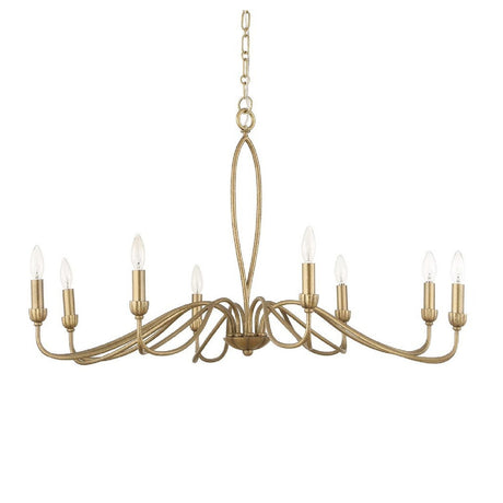Gold Marquise Inspired 8-Light Chandelier | Uttermost Corella - www.oroa.com