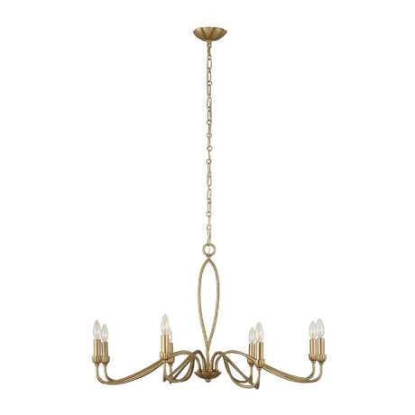 Gold Marquise Inspired 8-Light Chandelier | Uttermost Corella - www.oroa.com