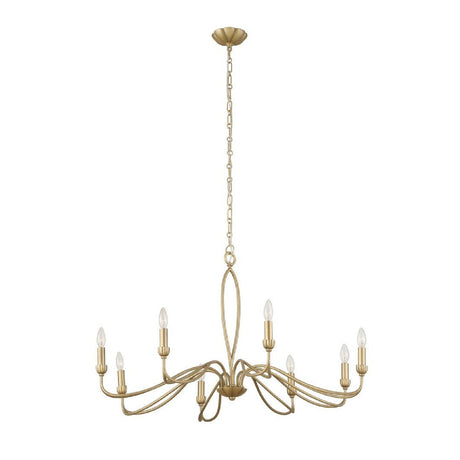 Gold Marquise Inspired 8-Light Chandelier | Uttermost Corella - www.oroa.com