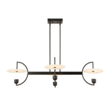 White Alabaster 4-Light Linear Chandelier | Uttermost Kyoto - www.oroa.com