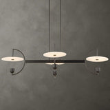 White Alabaster 4-Light Linear Chandelier | Uttermost Kyoto - www.oroa.com