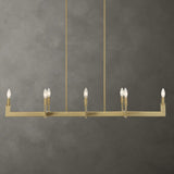 Brass Adjustable Linear Chandelier | Uttermost Cordoba - www.oroa.com