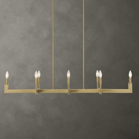 Brass Adjustable Linear Chandelier | Uttermost Cordoba - www.oroa.com
