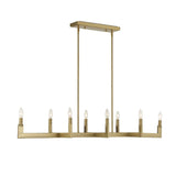 Brass Adjustable Linear Chandelier | Uttermost Cordoba - www.oroa.com