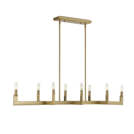 Brass Adjustable Linear Chandelier | Uttermost Cordoba - www.oroa.com