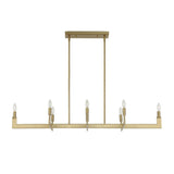 Brass Adjustable Linear Chandelier | Uttermost Cordoba - www.oroa.com