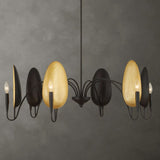 Oval Gold 6-Light Chandelier | Uttermost Warwick - www.oroa.com 