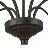 Oval Gold 6-Light Chandelier | Uttermost Warwick - www.oroa.com 