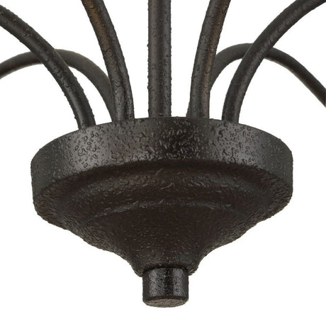 Oval Gold 6-Light Chandelier | Uttermost Warwick - www.oroa.com 